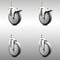 Service Caster 5 Inch 316SS Thermoplastic Rubber 12mm Threaded Stem Caster Lock Brake, 2PK SCC-SS316TSTTL20S514-TPRB-M1215-2-S2 - alternate 5